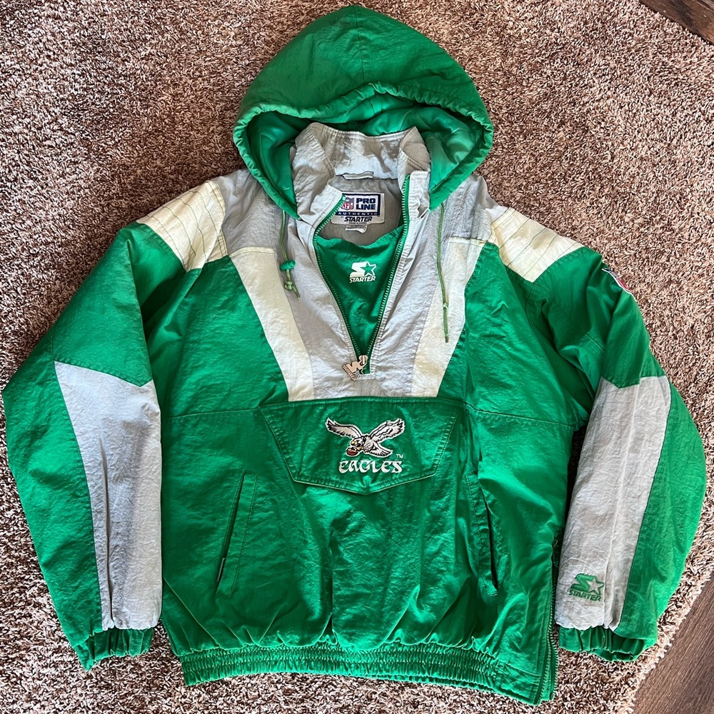 Philadelphia Eagles starter warm up jacket